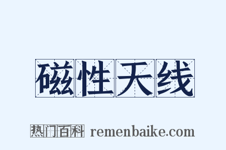 磁性天线是什么意思的图片